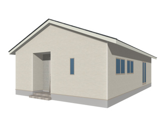 【外観パース】 | 新築建売アーネストワン　原口町　4LDK平家　5号棟　 | 建築中のため、類似物件のご案内が可能です！
ぜひお問い合わせください