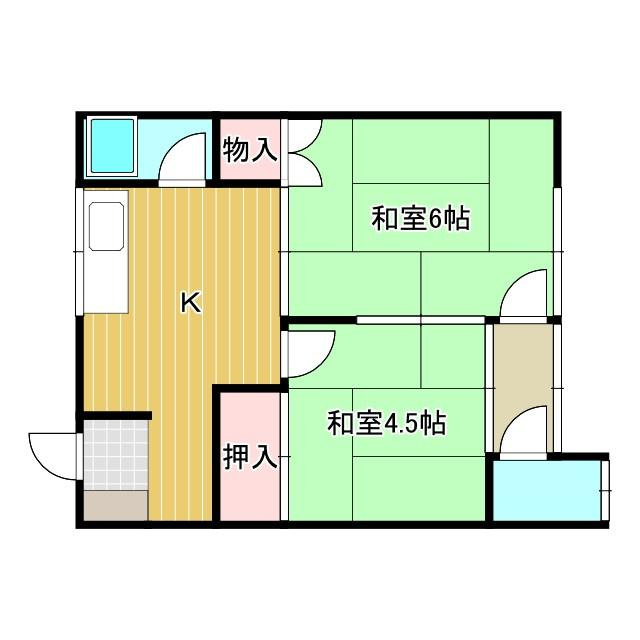 第2西田荘の間取り