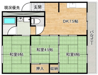 【間取り】 | 城の前マンション