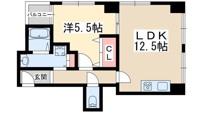 【間取り】 | 第6エンシン北大阪ビル