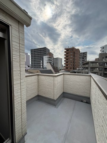 墨田区東向島中古戸建のバルコニー