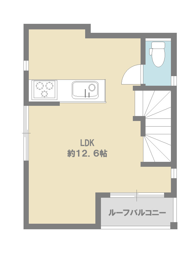 墨田区東向島中古戸建の間取り