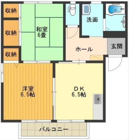 【間取り】 | クランベリーヒルＣ