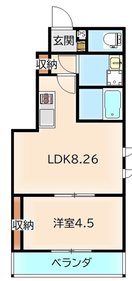 【間取り】 | (仮称）桜木北2丁目共同住宅