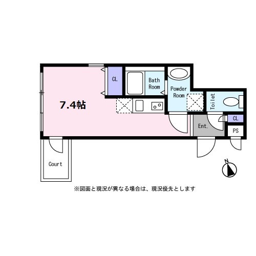 ＬＩＥＢＥ東中野の間取り