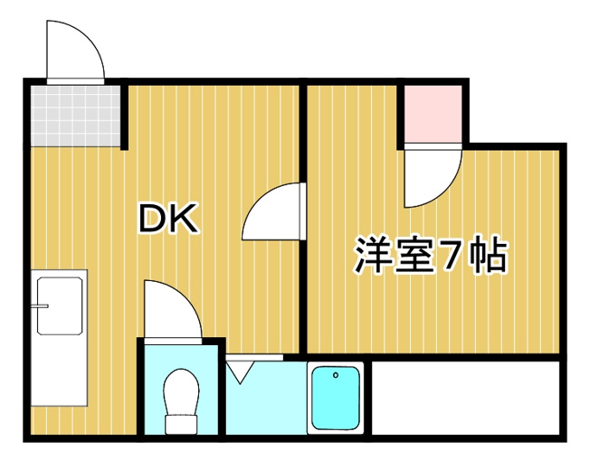 【間取り】 | ASTERI JOTO（旧武田第３マンション）