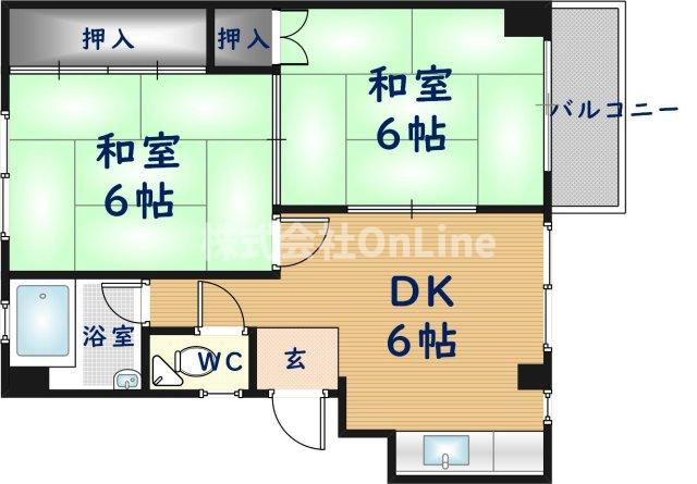【間取り】 | 向井コーポラス