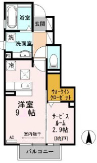 アンソレイエの間取り