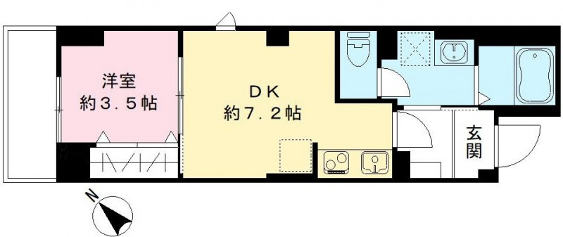 ラ　フレーズの間取り