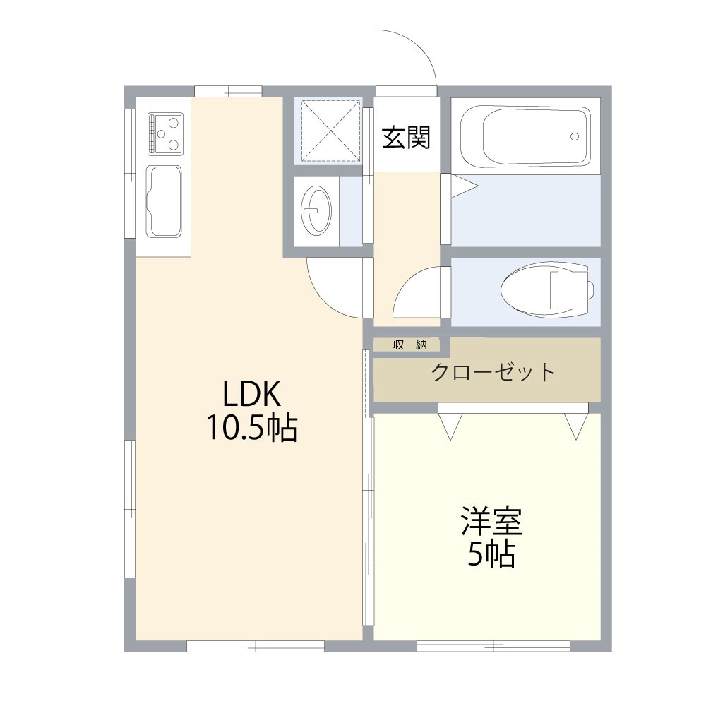 長島ハイツの間取り