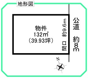 半田市出口町二丁目の土地図