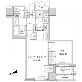 【間取り】 | ウエストパークタワー池袋