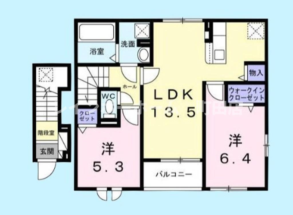 ココル※初期費用分割あと払いサービス利用可能物件の間取り
