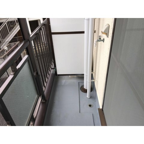 宮根第Ⅱコーポのバルコニー|暖かな日差しのふりそそぐバルコニー