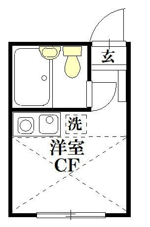 メゾン久野の間取り|間取りです。