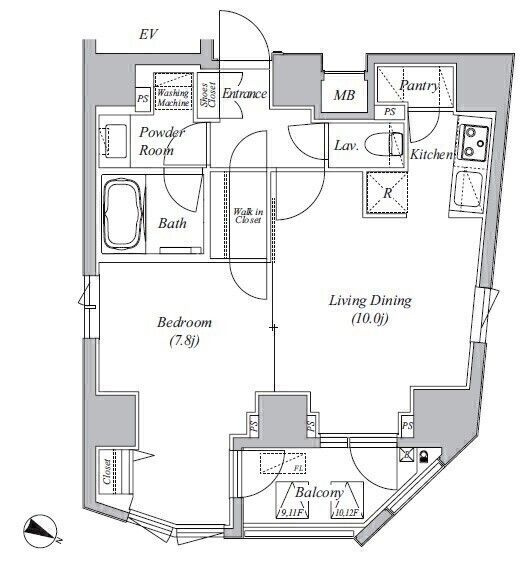 Casa Splendido La plus 元赤坂の間取り
