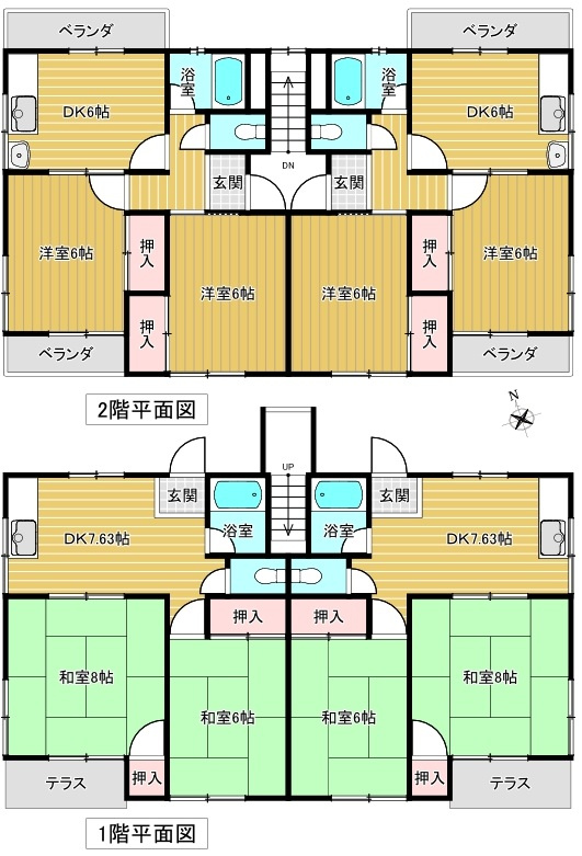 　☆　ハイツエンゼル　☆の間取り