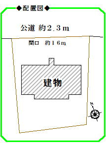 　☆　ハイツエンゼル　☆の区画図