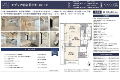 【その他】 | アデッソ新宿若松町　仲介手数料無料＋50万円現金プレゼント中