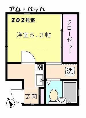 アム・バッハの間取り