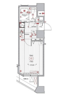 【間取り】 | メイクスデザイン入谷 | 間取りです。