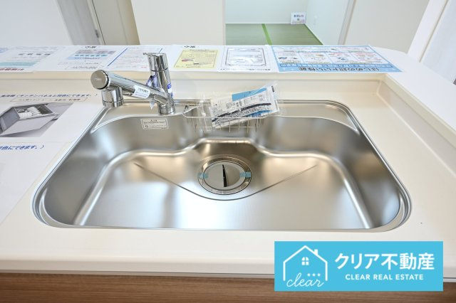 【キッチン】 | 伊勢崎市東小保方町第2　リーブルガーデン | 傷や錆に強いステンレスシンク
