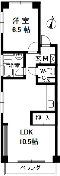 メゾンユイトの間取り