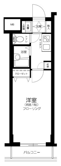 【間取り】 | エスコートノヴェル代々木公園