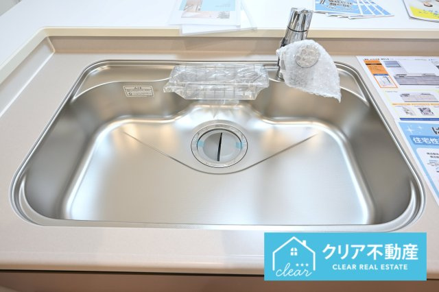 【キッチン】 | 伊勢崎市東小保方町第2　リーブルガーデン | 傷や錆に強いステンレスシンク