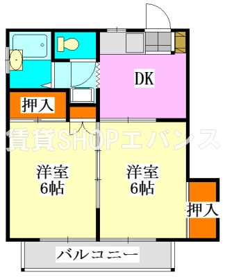 【間取り】 | 鈴木コーポ