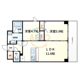 【間取り】 | レジデンシア都島アイラ　高倉小学校区 | レジデンシア都島アイラ　間取り