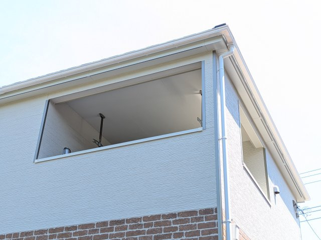 土浦市神立東　第5　新築戸建　1号棟のバルコニー