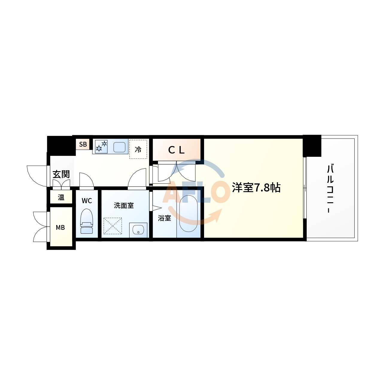 CASSIA高井田NorthCourtの間取り|CASSIA高井田NorthCourt　間取り