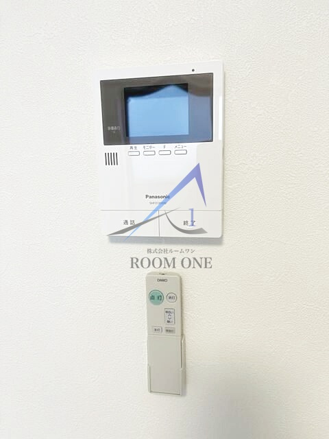 ｒａｐａ堀切菖蒲園のセキュリティ|モニター付きインターホンです。