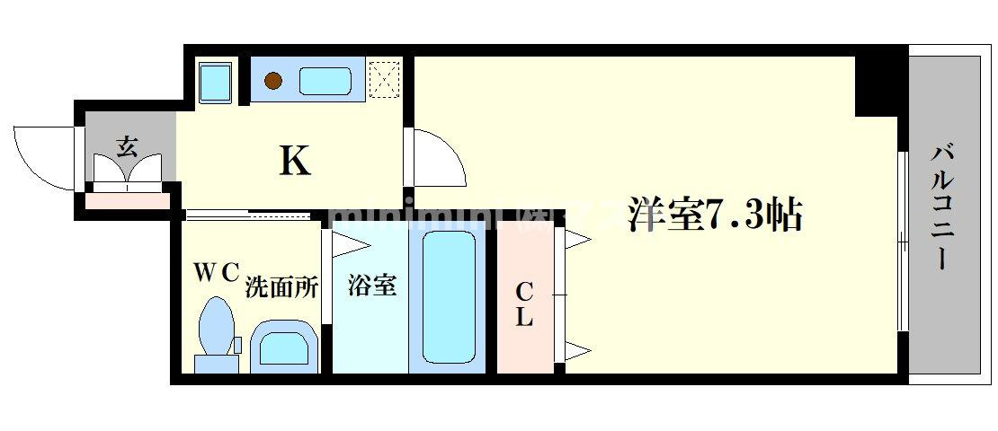 セイワパレス堂島シティの間取り