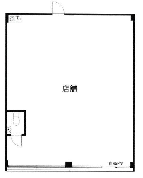 守山市守山４丁目の店舗一部の間取り