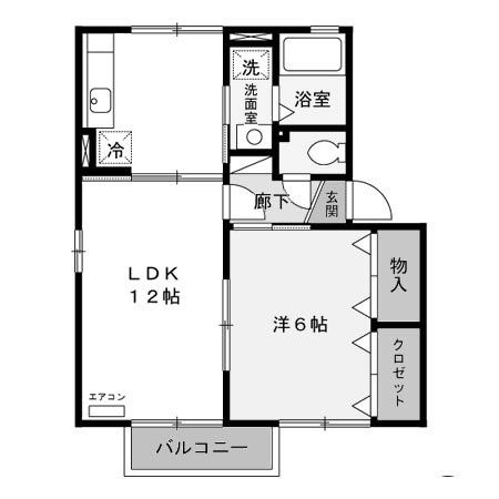 【間取り】 | ブルーリーフ　Ａ