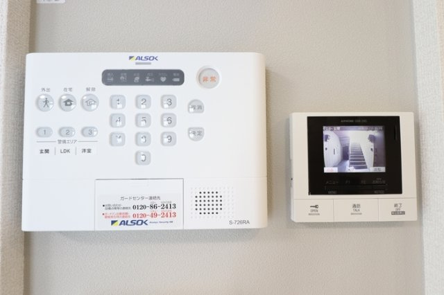 Ｄ-Invest東原A　Aのセキュリティ|モニター付きインターホンです
