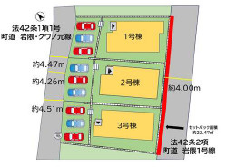 嘉穂郡桂川町大字豆田5期3号棟の区画図
