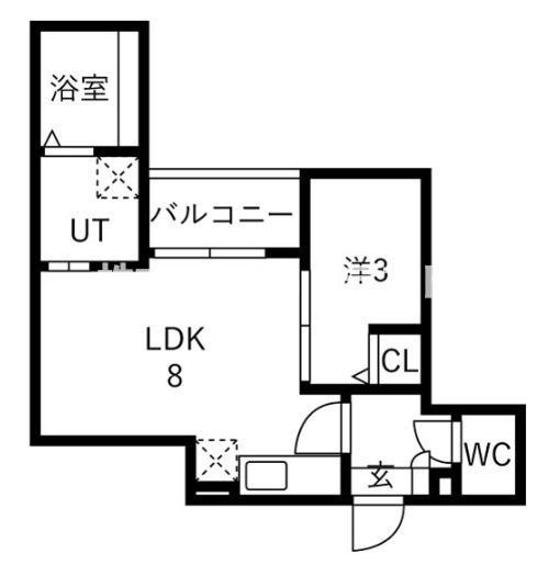 【間取り】 | Jack miyaharaⅢ