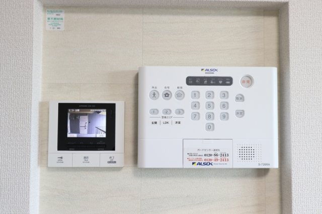 Ｄ-Invest東原B　Bのセキュリティ|モニター付きインターホンです