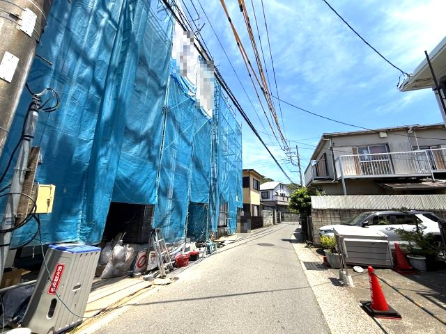 海まで8分！3LDK＋S＋カースペース　新築住宅の前面道路含む現地写真|前面道路