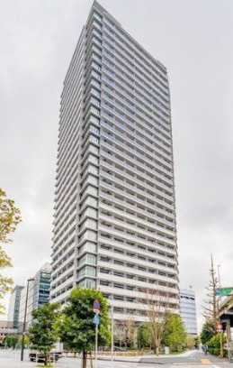Brillia Tower浜離宮の外観|落ち着いた雰囲気の外観です