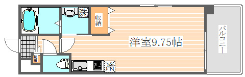 アーバンーパーク天神東の間取り|使いやすい間取りです。