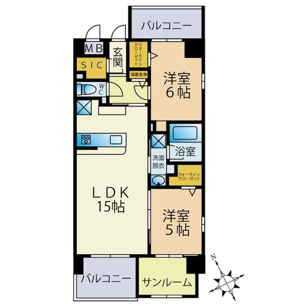 NEUの間取り|使いやすい間取りです。