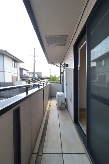 エクシード平野　A棟のバルコニー