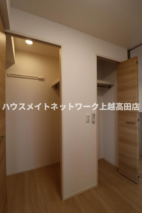シャインピークス大和 Ａの収納|ウォークインクローゼット・クローゼット