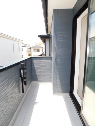 名古屋市北区楠３丁目の新築一戸建のバルコニー|◇バルコニー◇　　南面で陽当り良好なワイドバルコニー♪