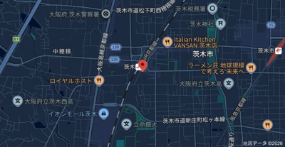 【地図】 | ジオ茨木西中条