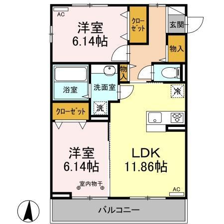 シャンデブレの間取り